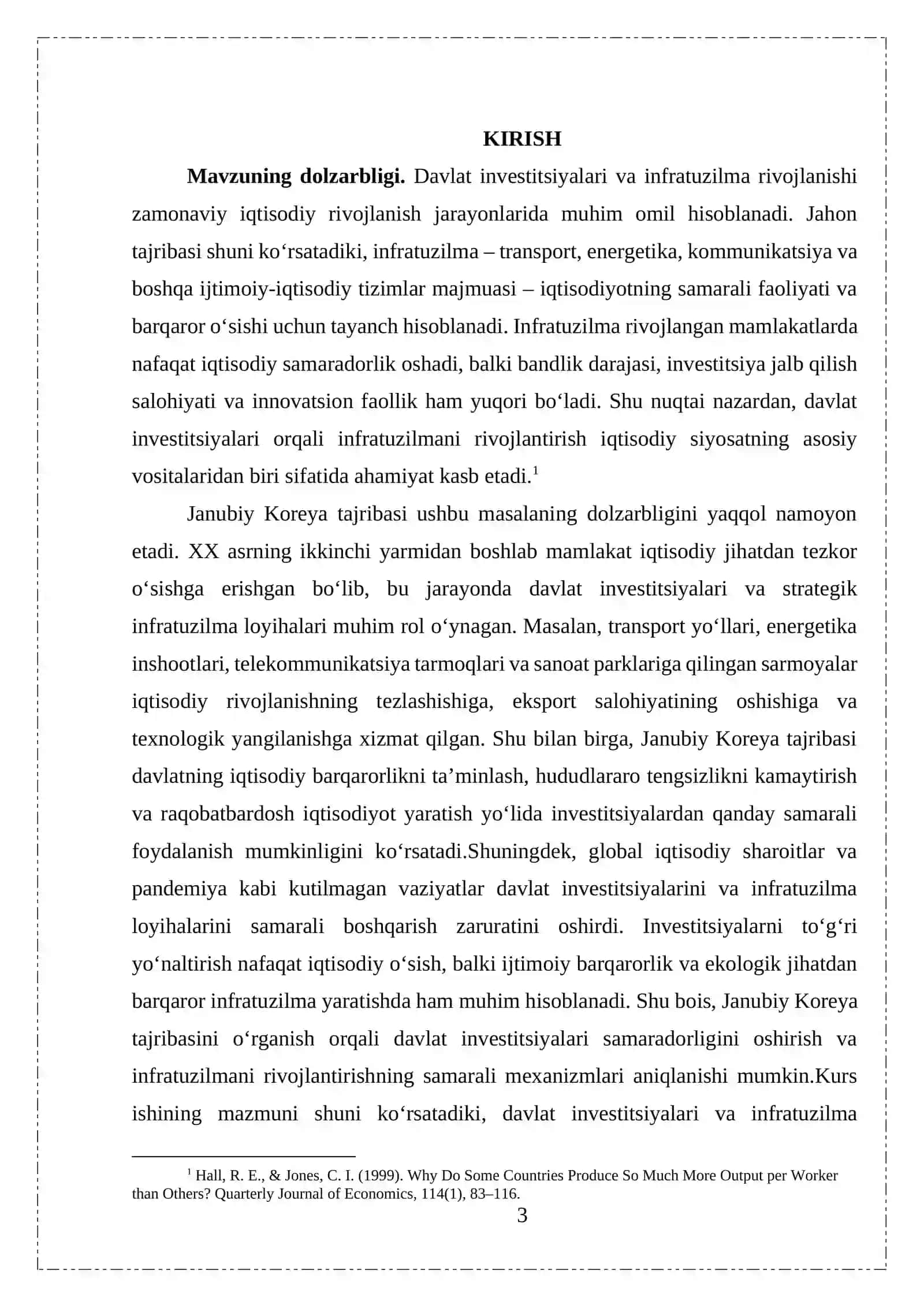 DINAMIK IQTISODIYOT KURS ISHI 3