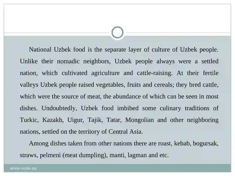 Uzbek Food Recipes 3