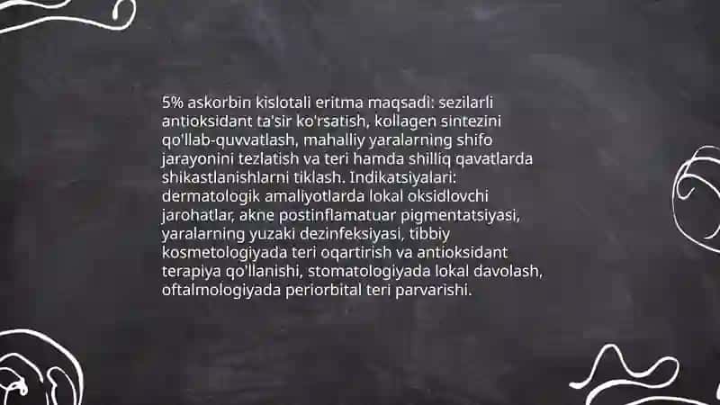 5% askorbin kislotali eritma 3