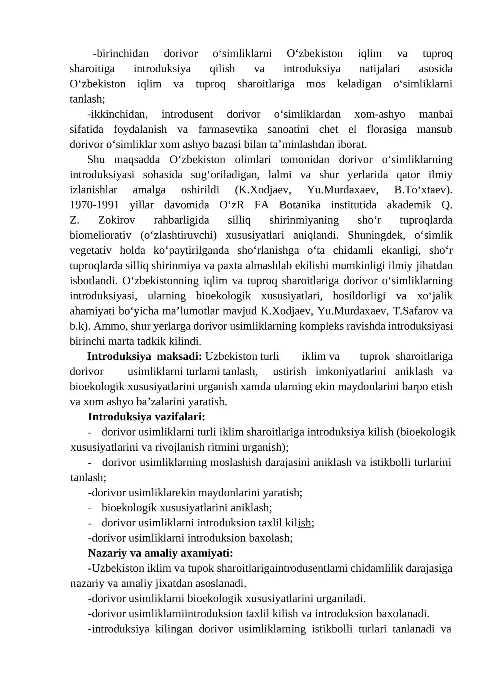 KIRISh. FANNING MAQSADI, VAZIFASI VA AHAMIYaTI 3