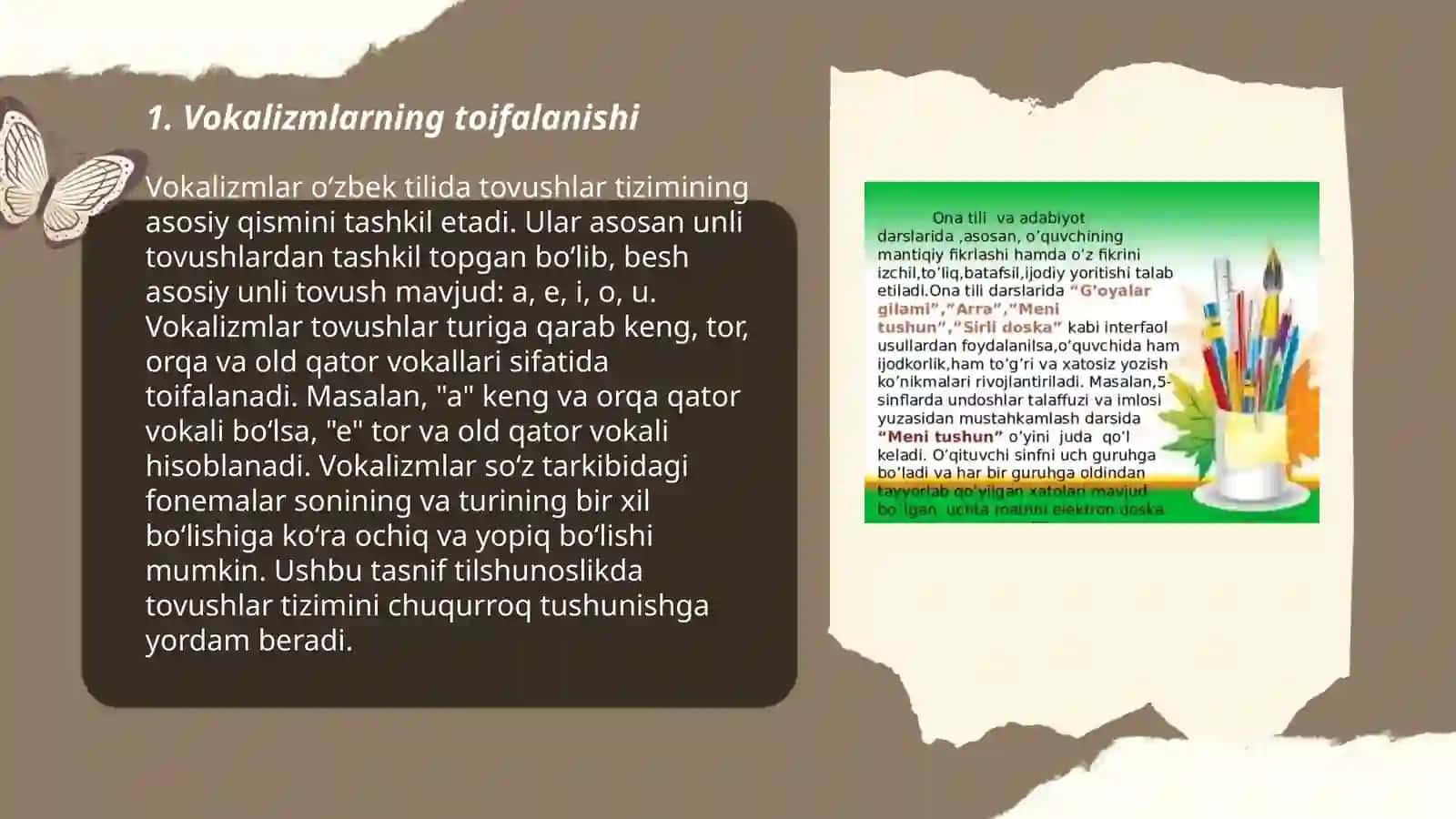 Ona tilining vokalizmi va konsonntizmi 3