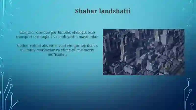 Istiqboldagi mening shahrim mavzusida Johongir 3