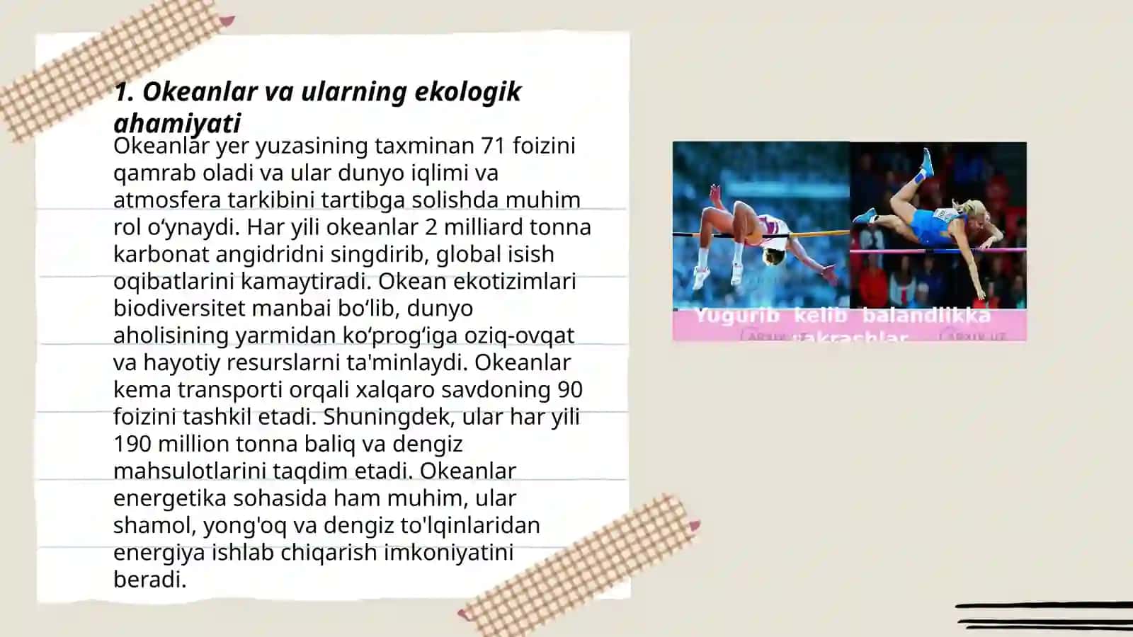 Dunyo okeanining organizmlari va ularning tasnifi 3
