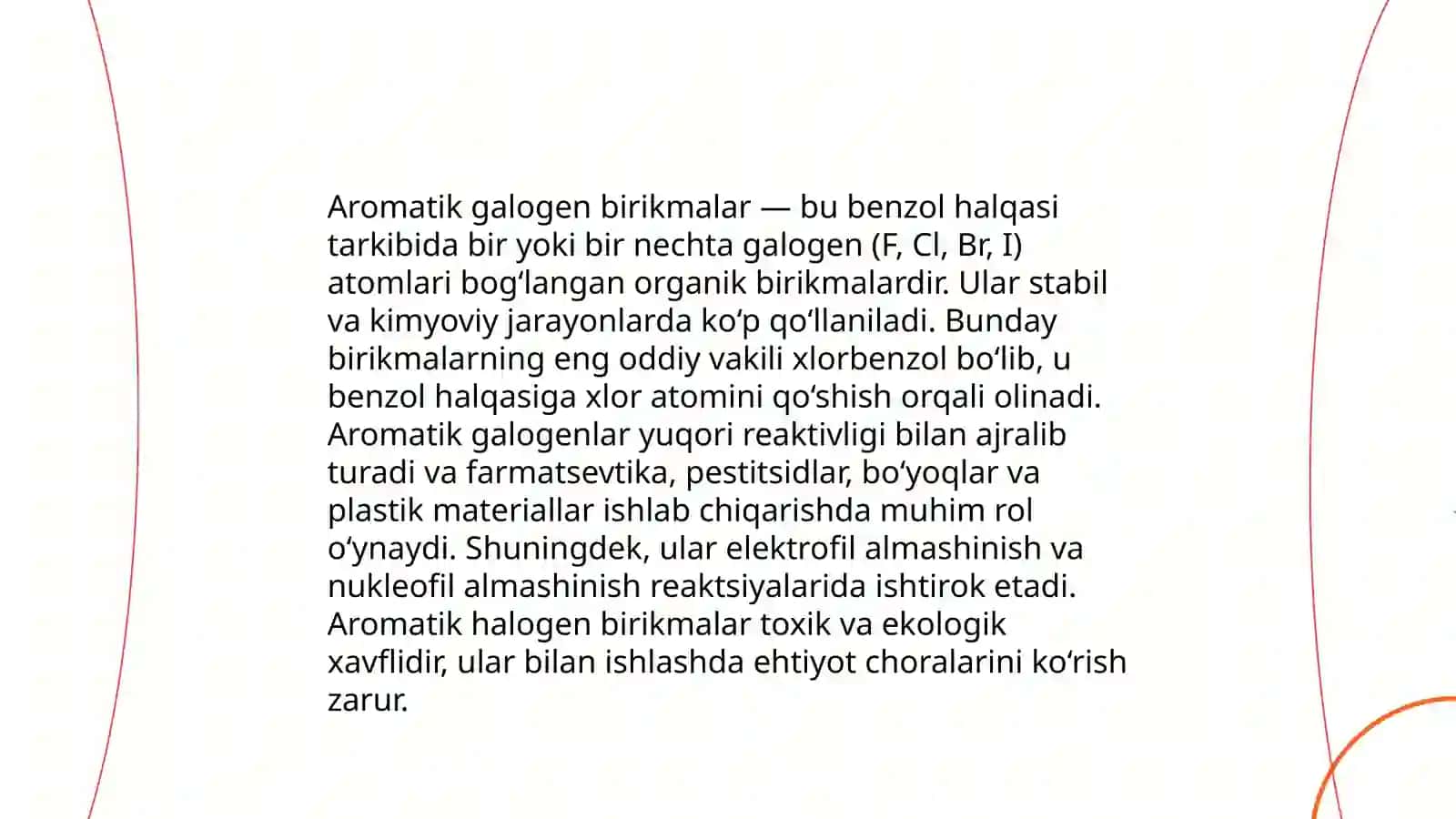 Aromatik Galogen Birikmalar 3