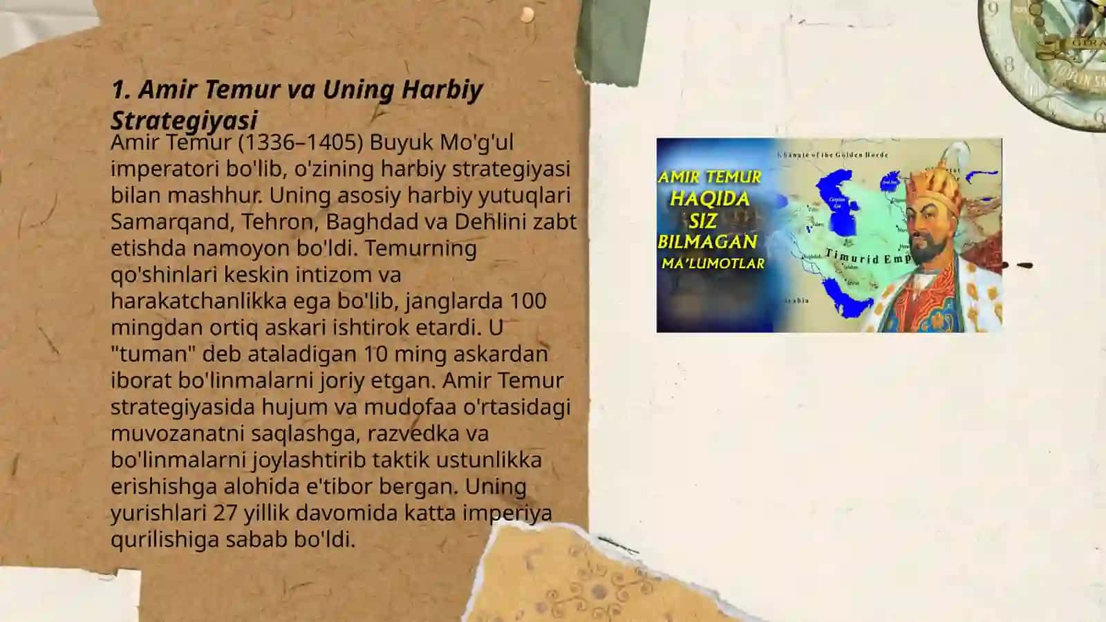Amir Temur va Uning Harbiy Strategiyasi 3