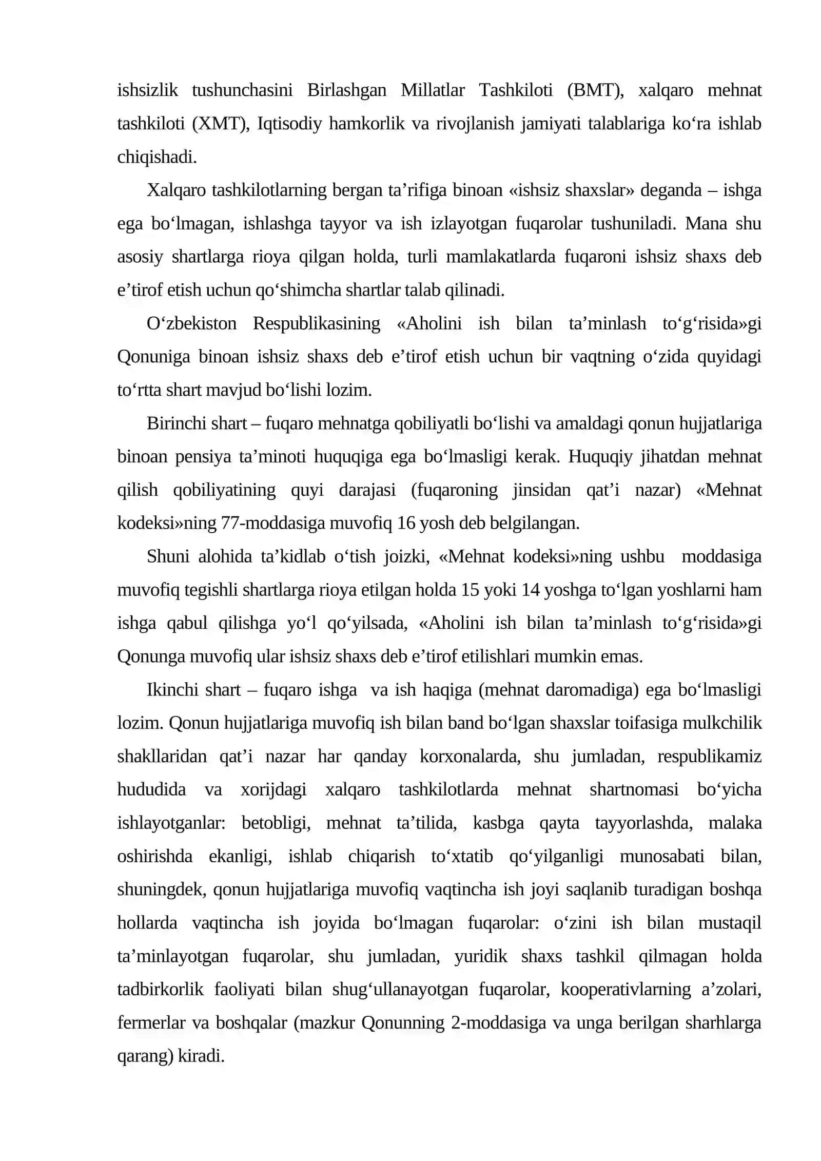 Ishsizlikning vujudga kelishi va uni bartaraf etish yo‘llari 3