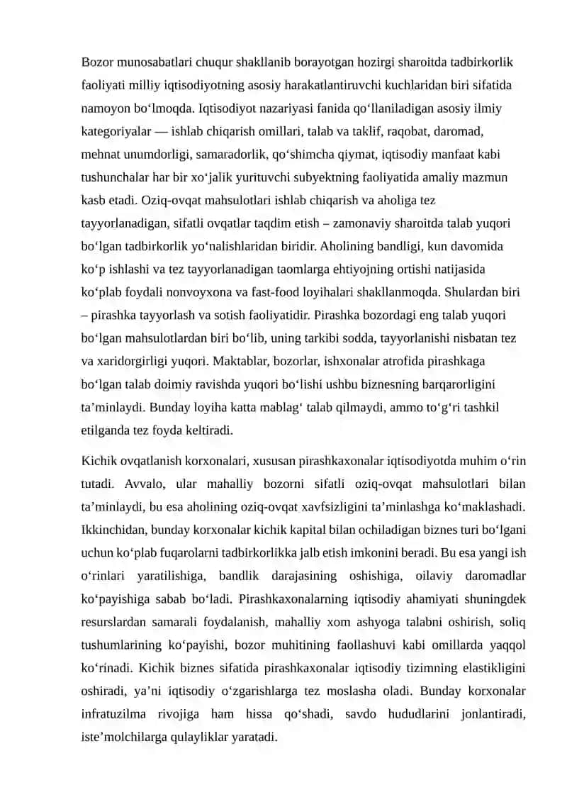 Iqtisodiyot nazariyasi fanidagi ilmiy terminlarni tadbirkorlik faoliyatida ifodalanishi 3