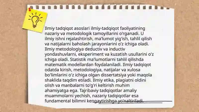 Pisxologiya faning tadqiqot medodlari 3
