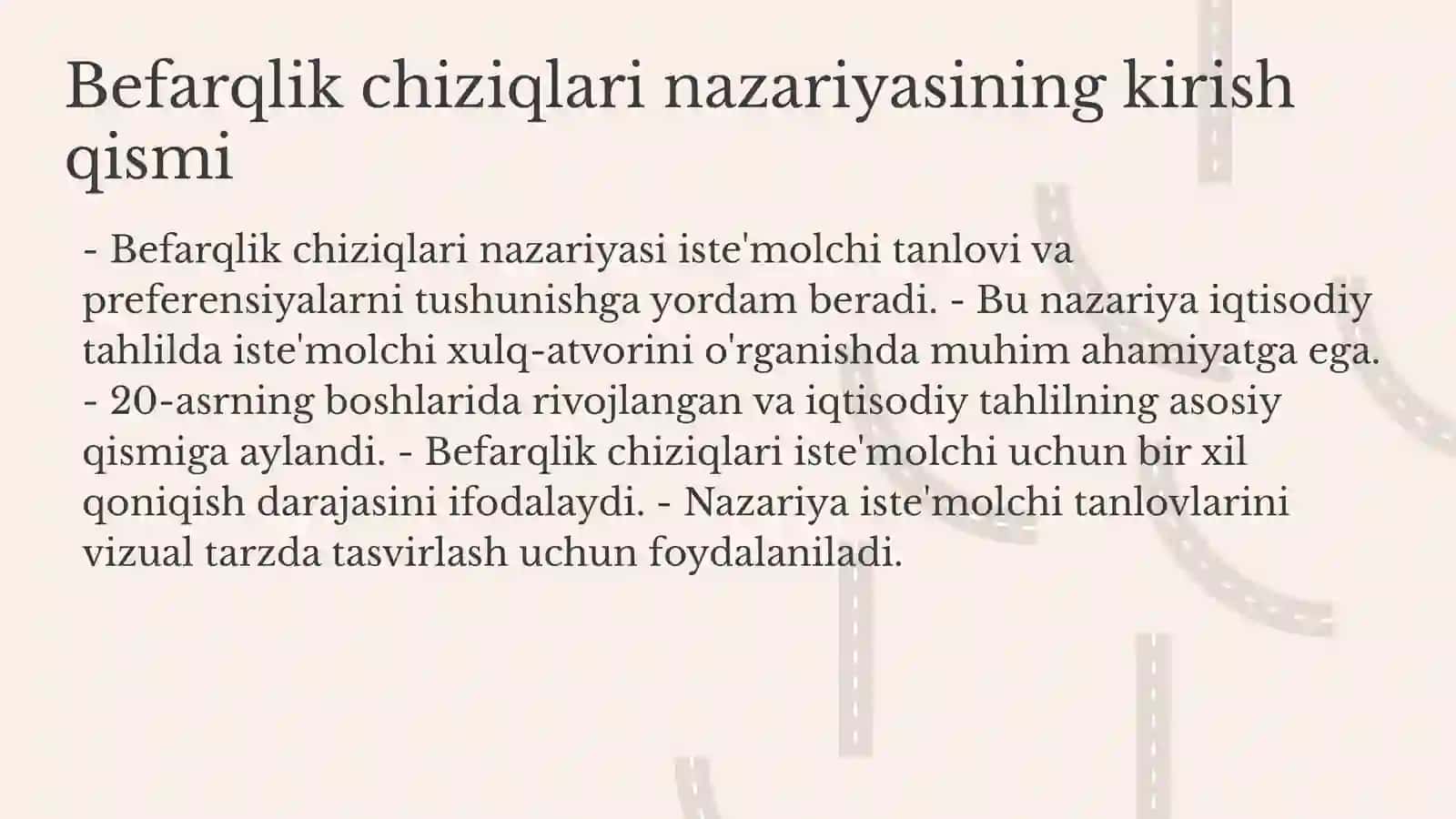 Befarqlik chiziqlari xaritasi nazariya va amaliyot 3