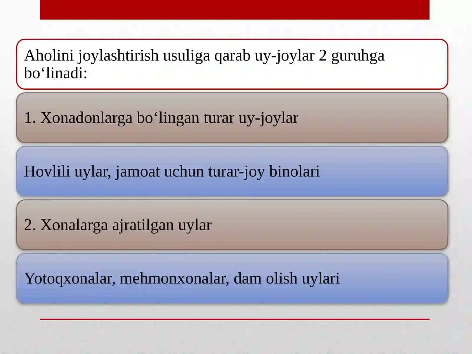 Binolarning tasnifivaturlari 3