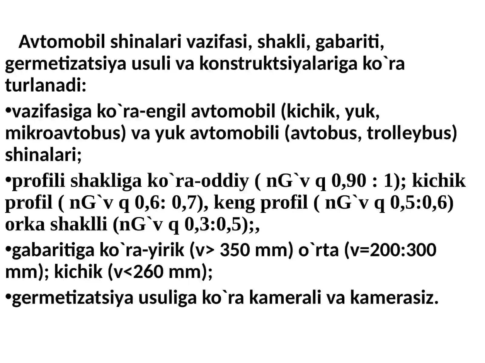 Avtomobil Gildiragi va shinalar 3