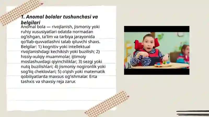 Anomal bolalar va ularning tasnifi 3
