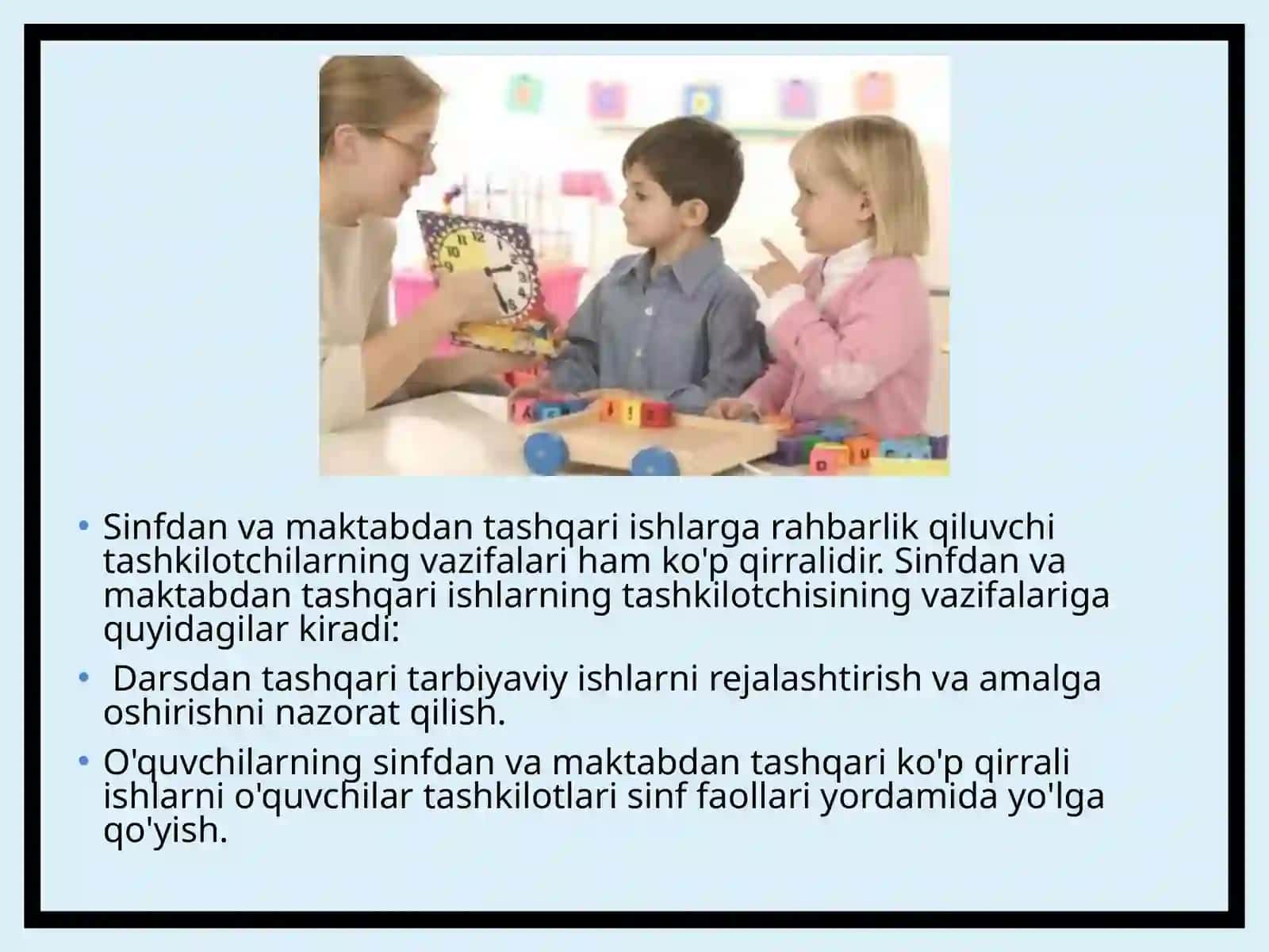 Shokirova Dinora - Yunogogika fanida ta'lim talabasi taqdimoti 3