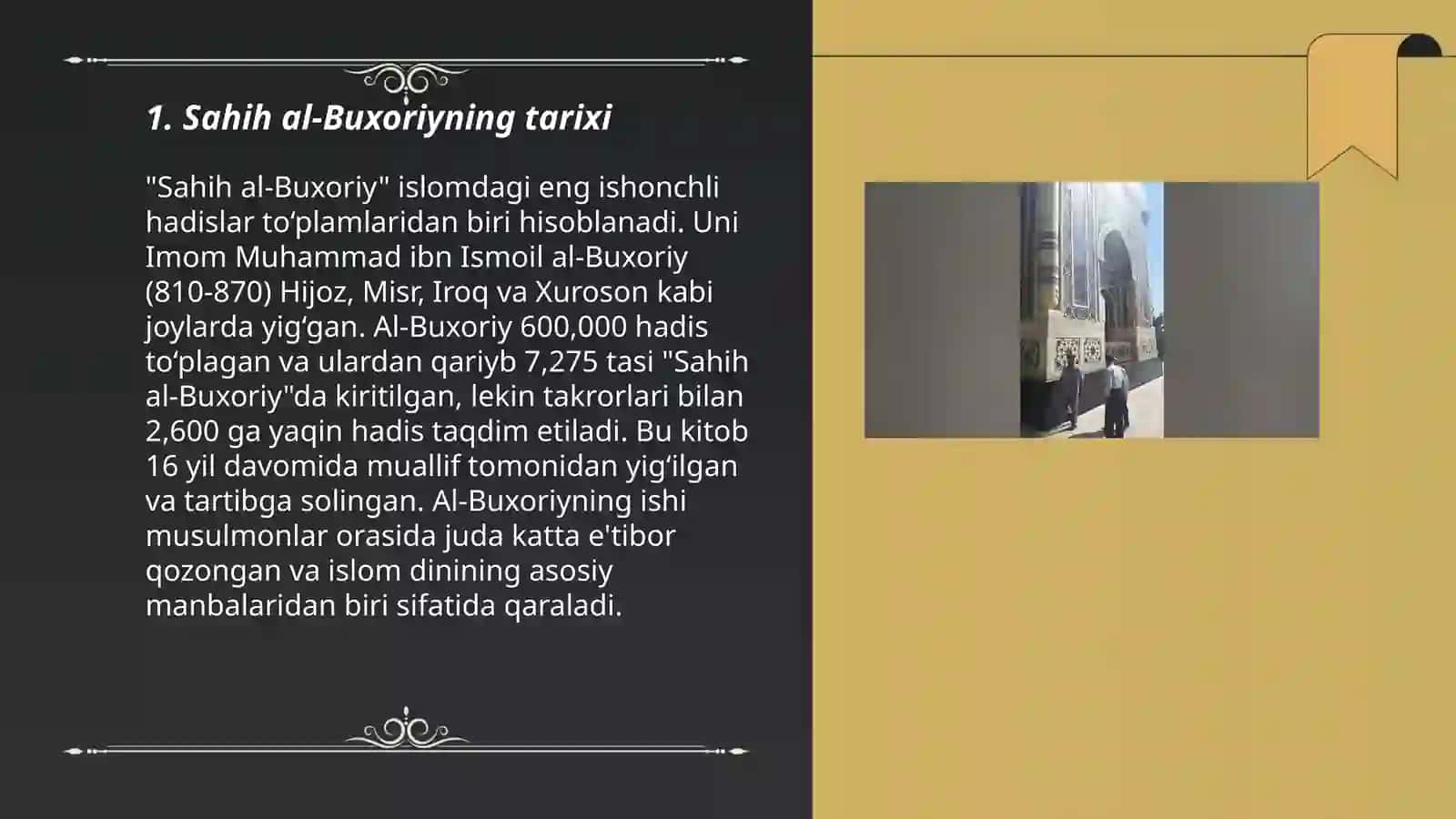 Sahih al-Buxoriyning tarixi 3