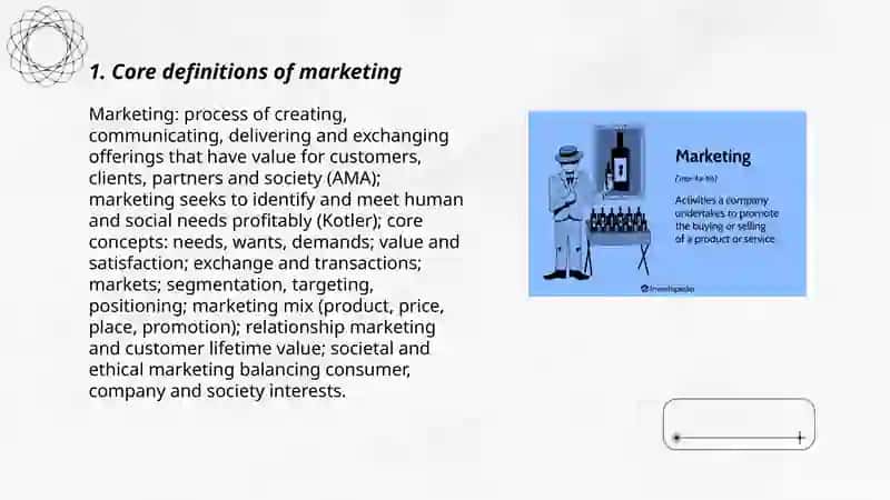 Defining marketing 3