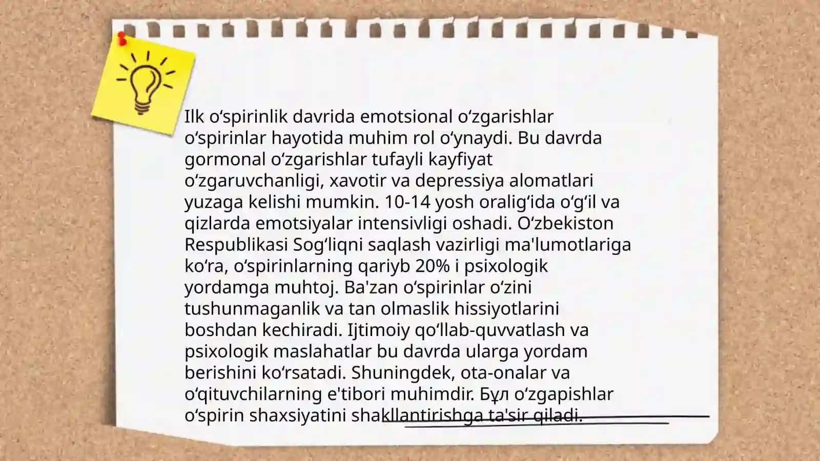 Ilk õspirinlik va yoshlik davrida psixik rivojlanish xususiyatlari 3