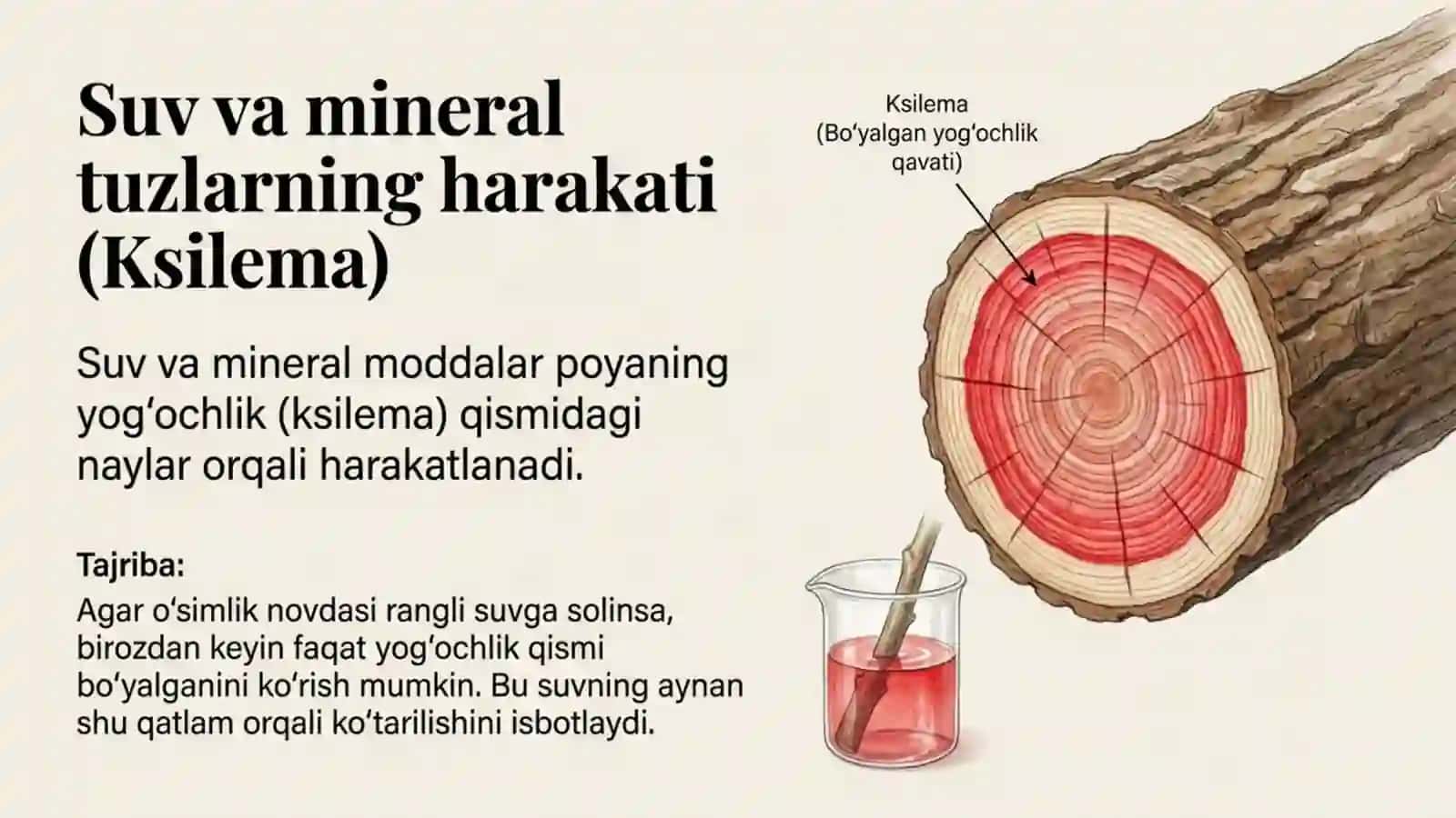 Poyada oziq moddalarning harakatlanishi 3