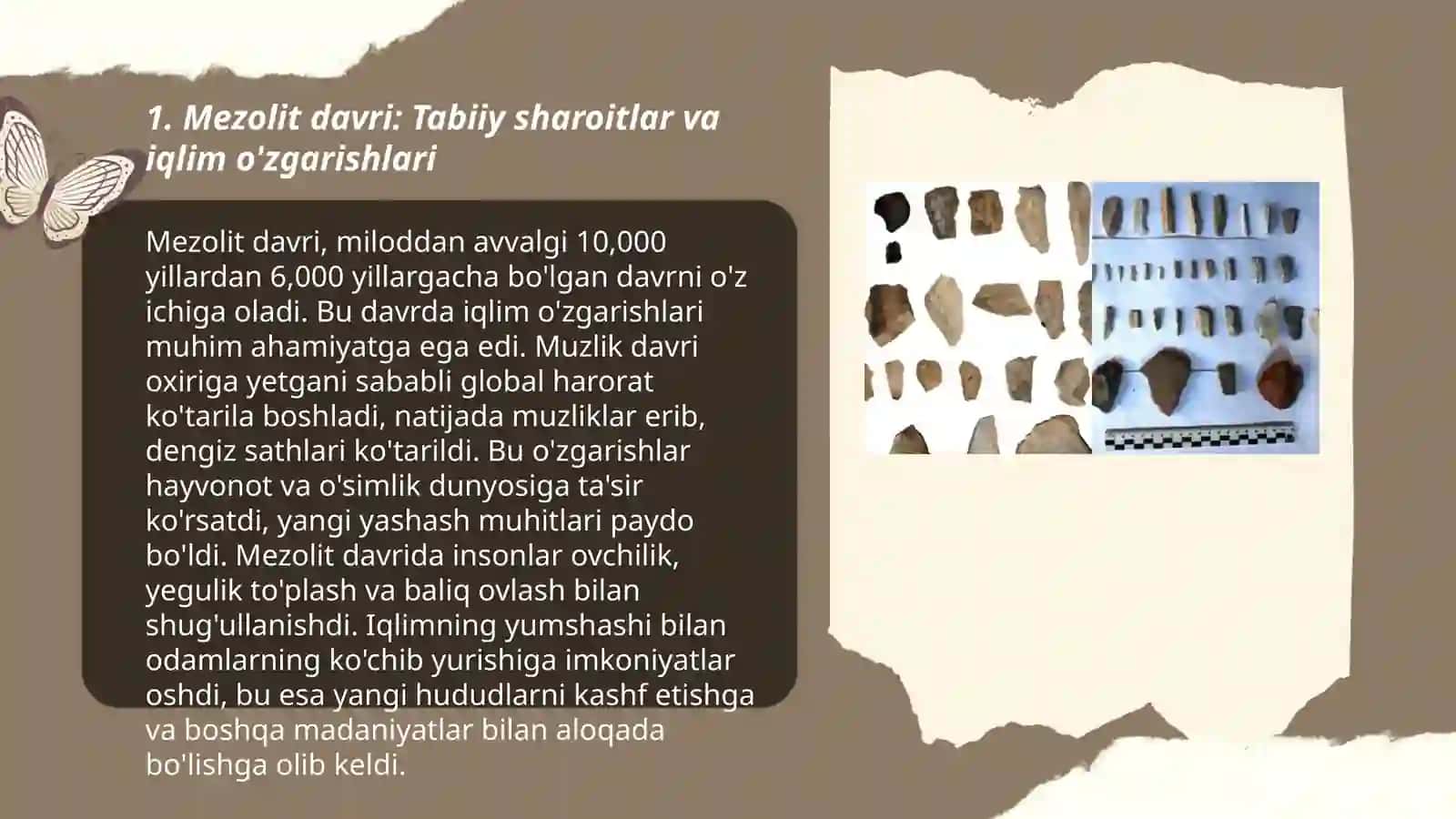 Mezolit davri va uni oʻrganish 3