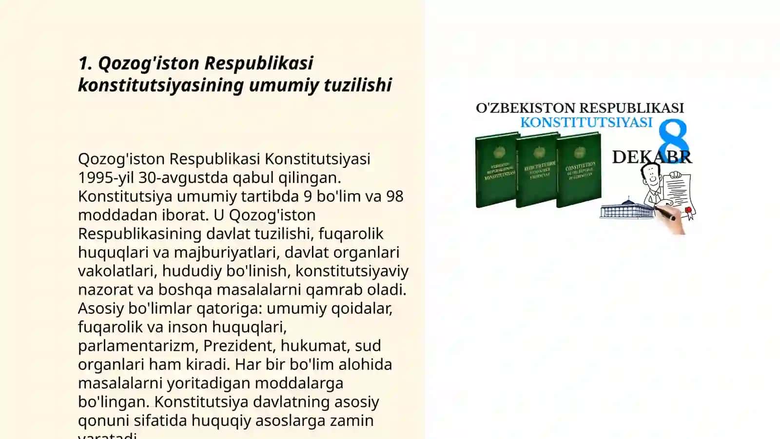 Qozog'iston Respublikasi Konstitutsiyasi 3