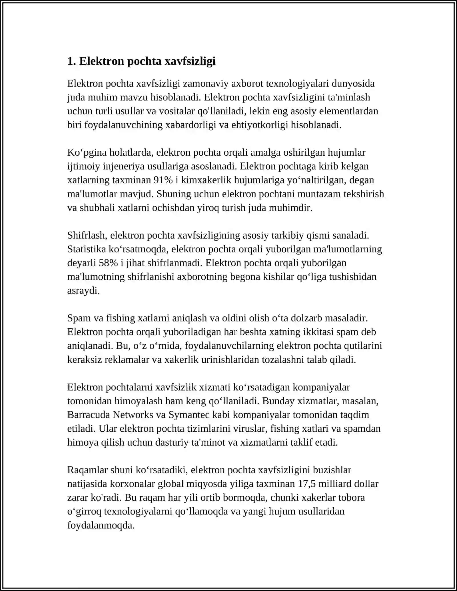 MILLIY ELEKTRON POCHTA XIZMATLARI 3
