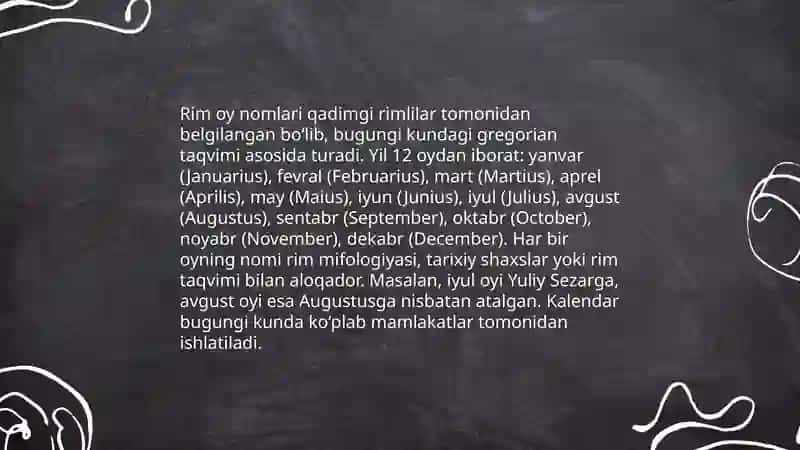 Rim sonlari.rim kalendari 3