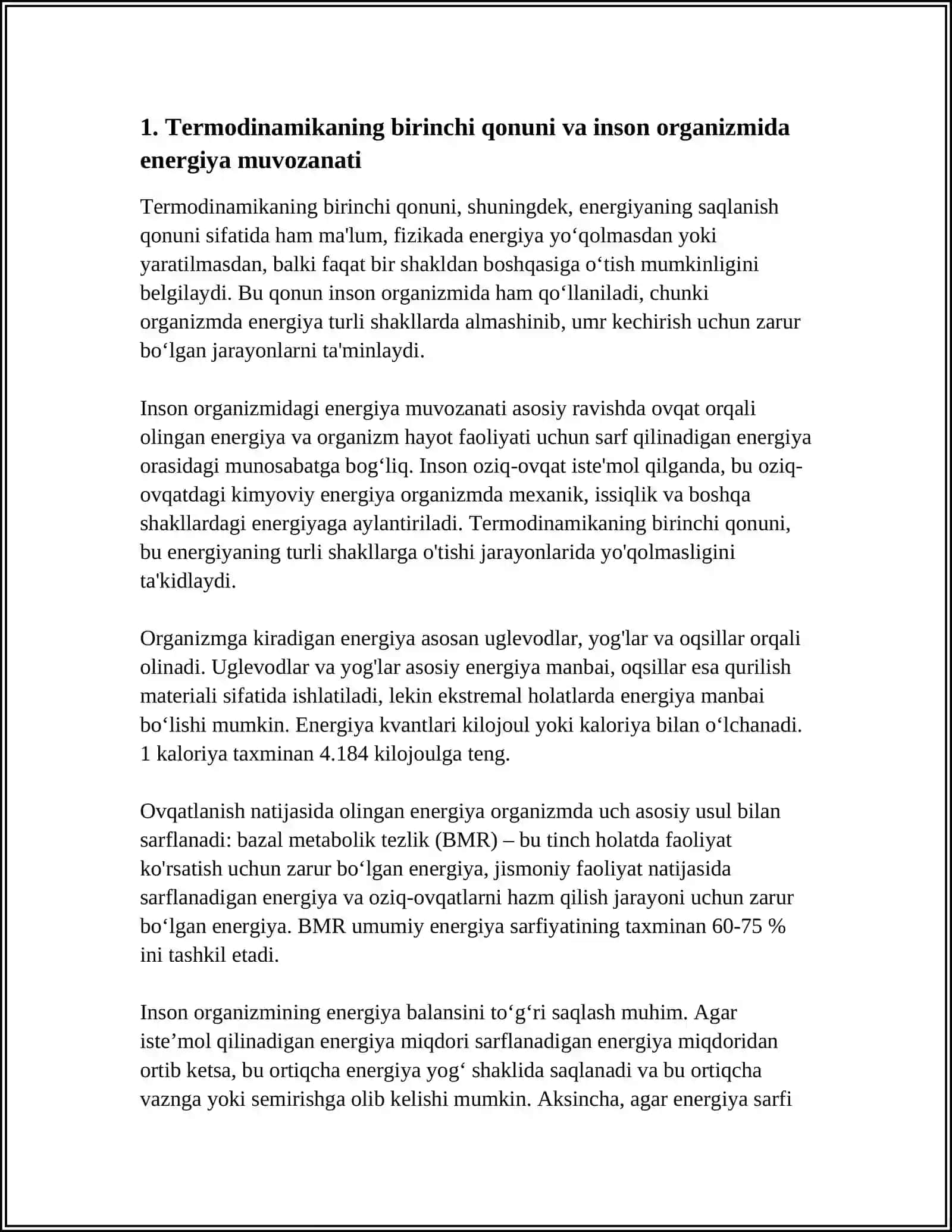 TERMODINAMIKANING QONUNLARI VA ULARNING TIBBIYOTDAGI AHAMIYATI.TERMOMETRIYA TERMIGRAFIYA 3