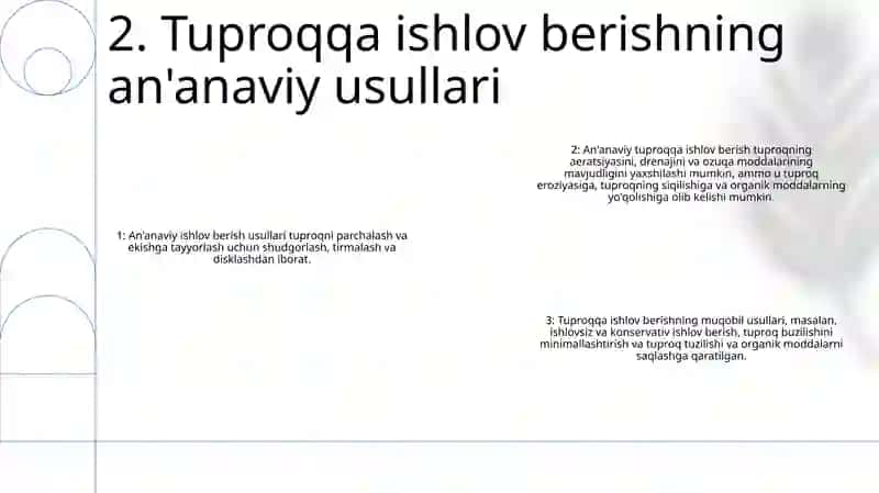 Tuproqqa Ishlov Berish Usullari Va Sifati 3