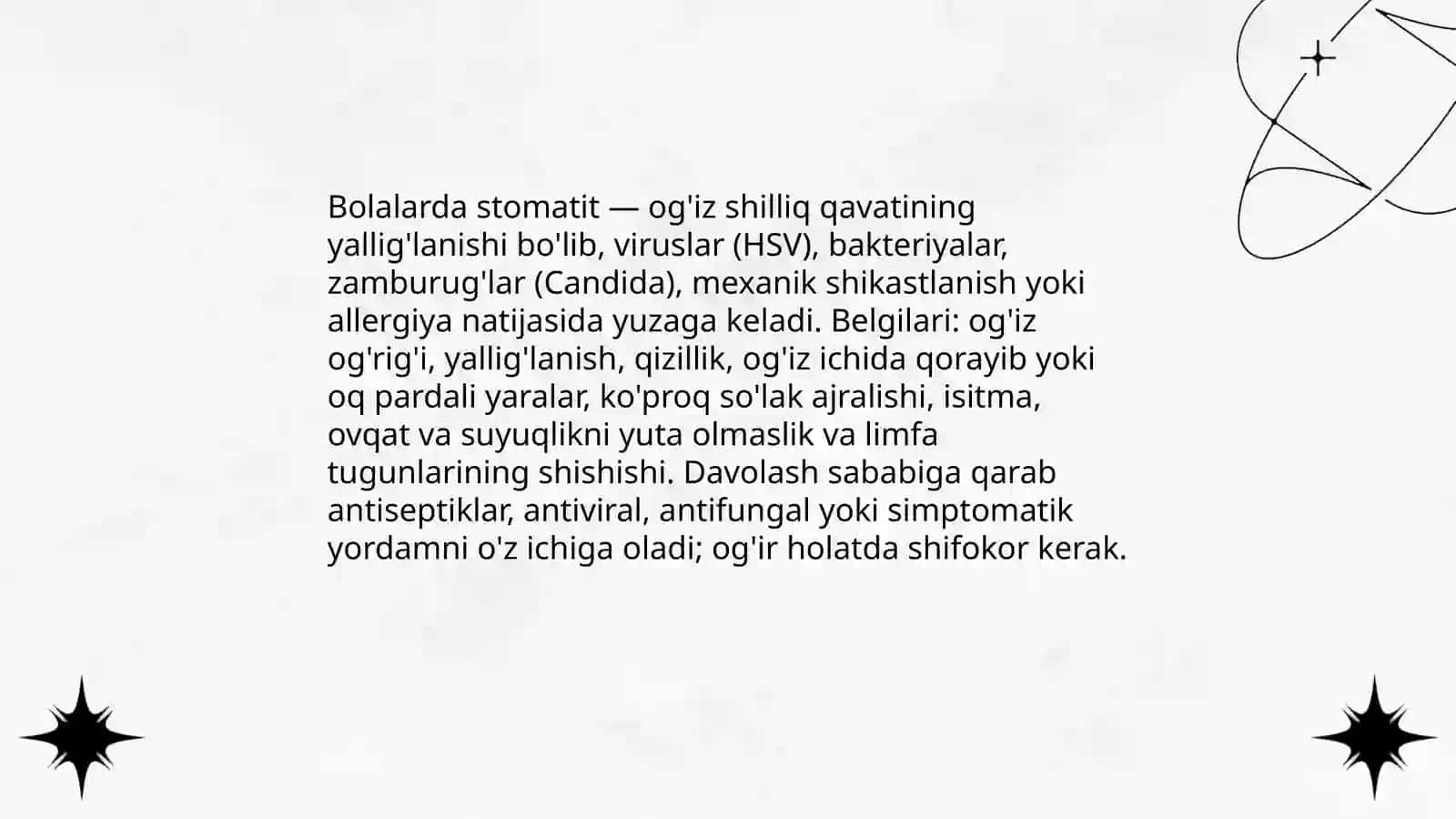Bolalarda stomatit 3