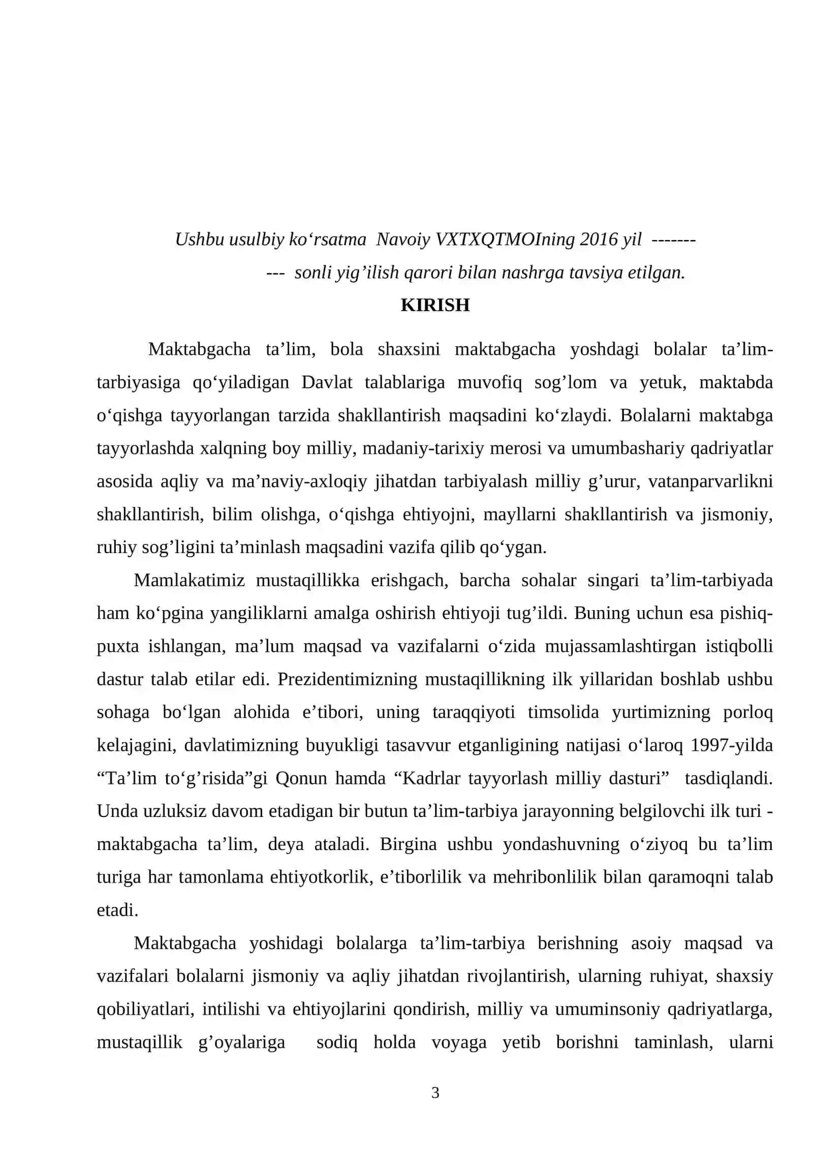 MAKTABGACHA TA’LIM MUASSASASIDA PSIXOLOGIK XIZMATNI TASHKIL QILISH 3