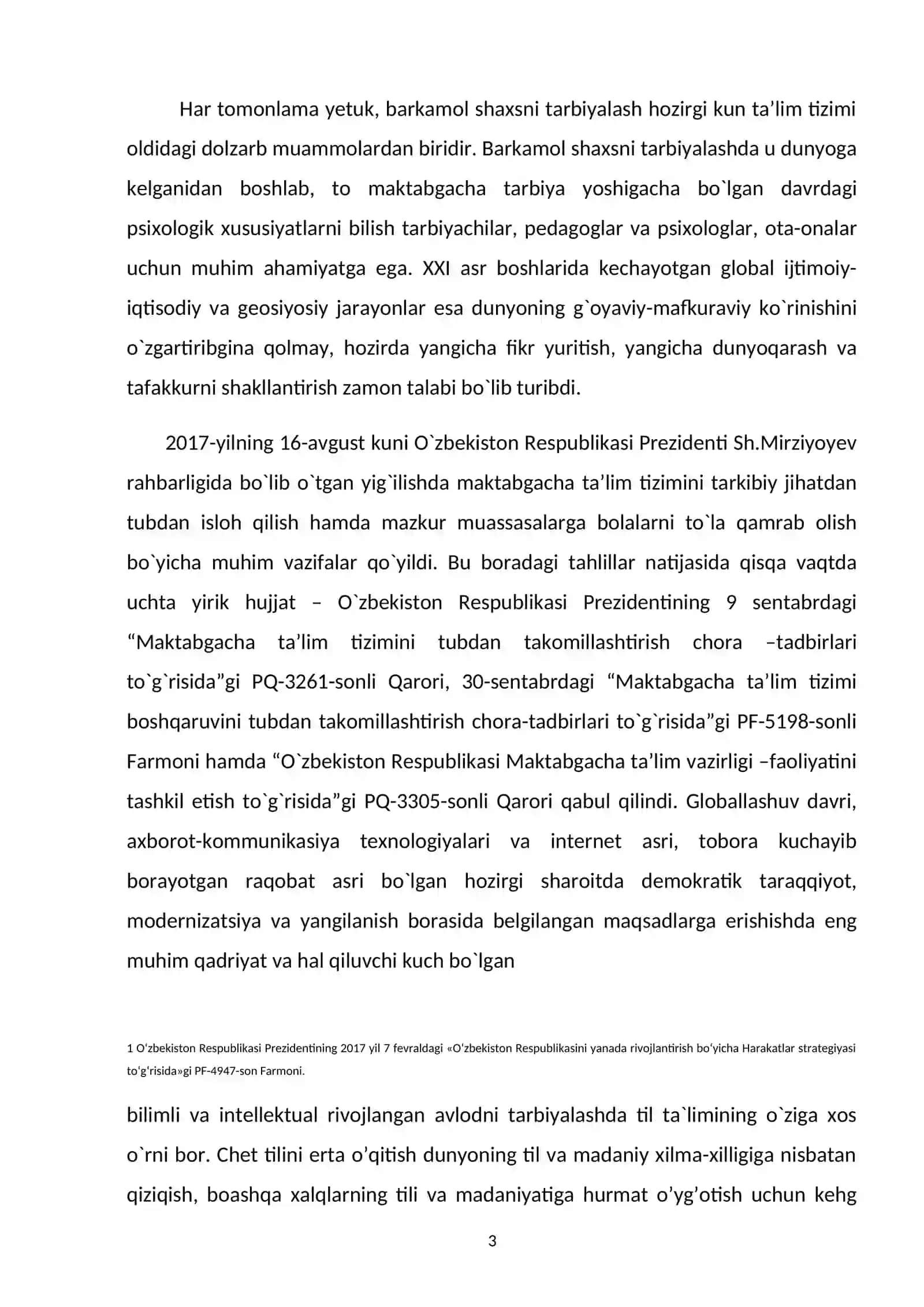 "INGLIZ TIILIDA O’SIMLIKLAR DUNYOSINI O'RGATISH ISHLANMA -LOYIHASI" 3
