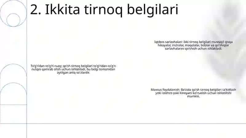 Yagona tirnoq belgilari 3