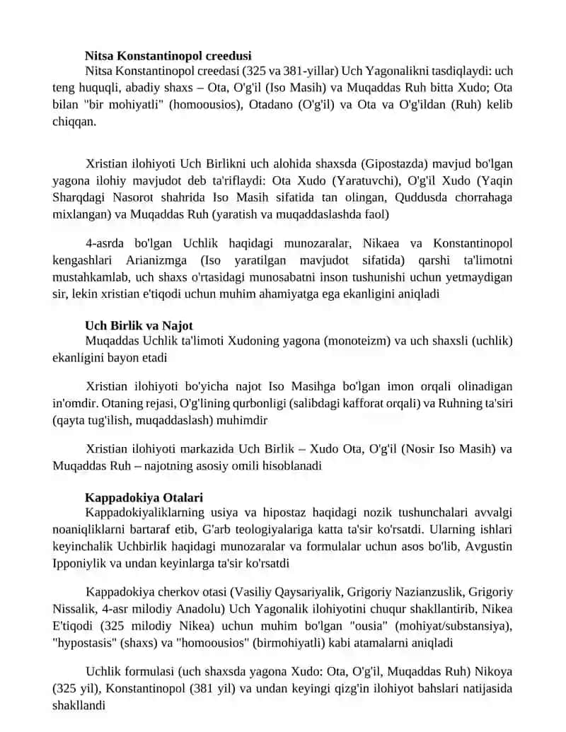 Xristianlik ta’limotida yakka xudoning uch qiyofasi 3
