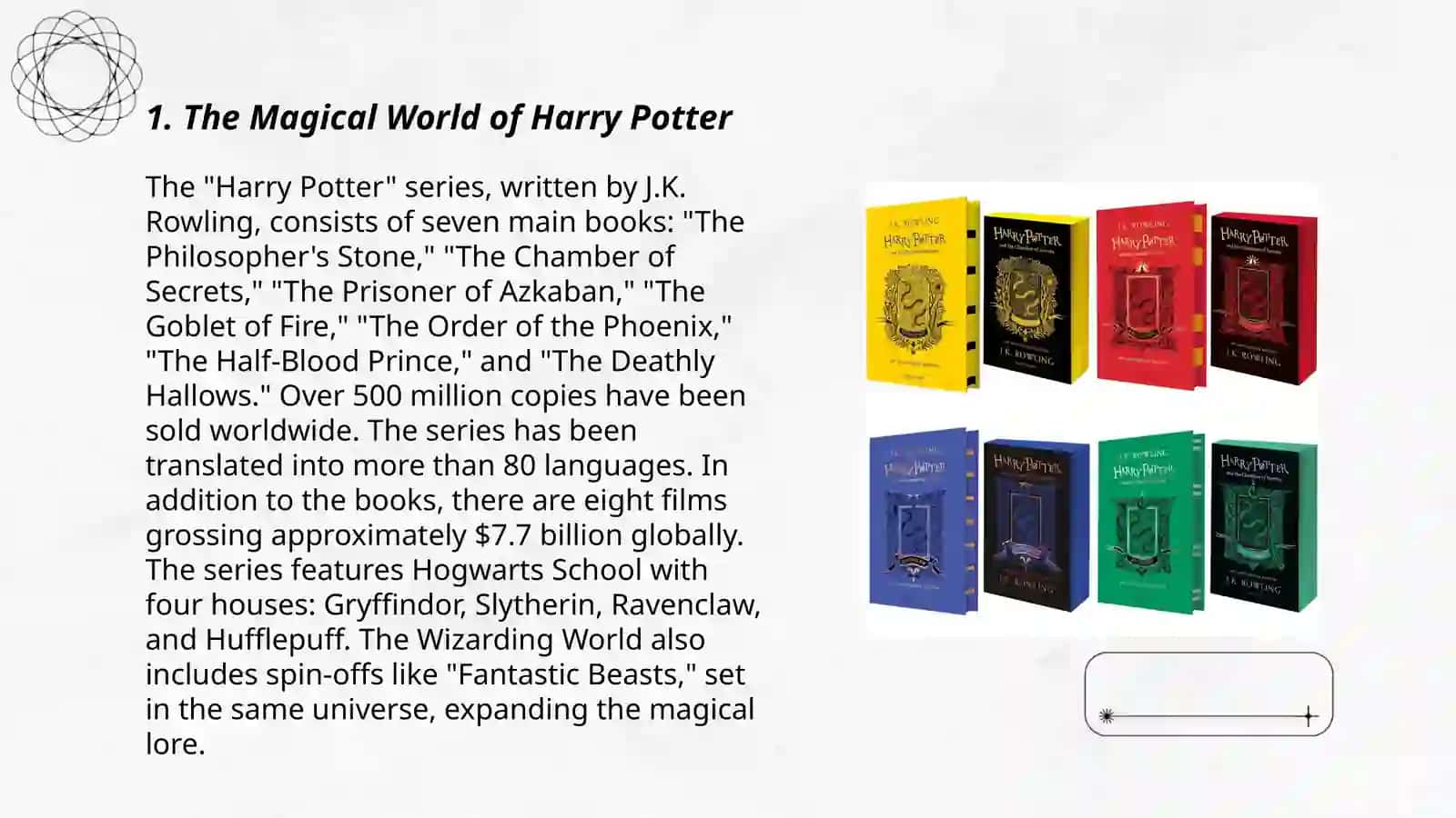My favorite book "Harry Potter" 3