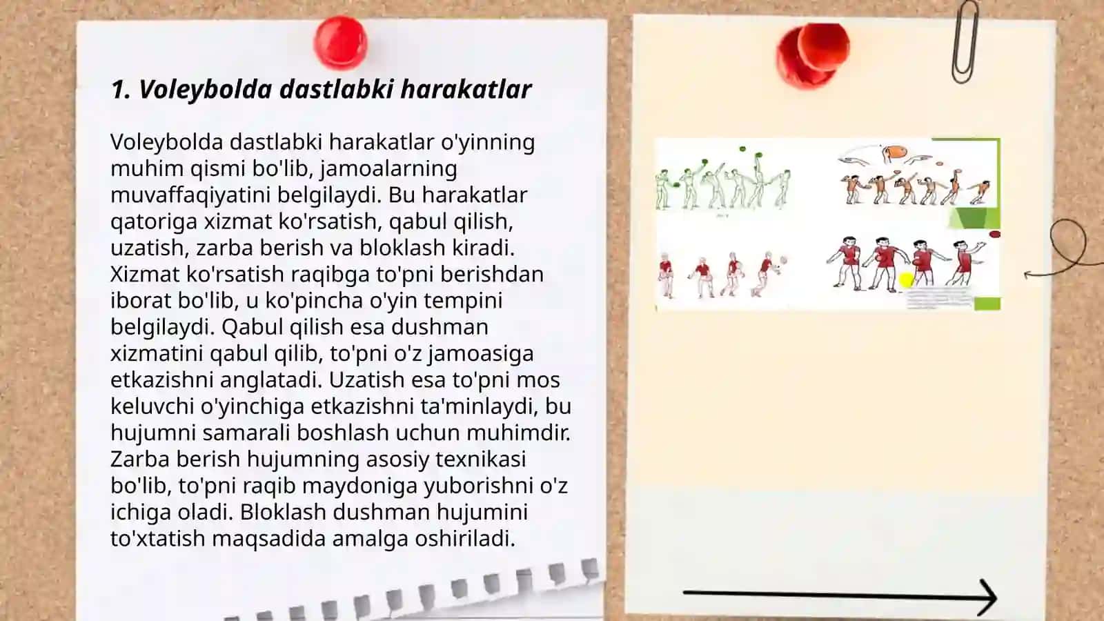 Voleybolda dastlabki o'rgatish jarayonining bosqichlari va usullari 3