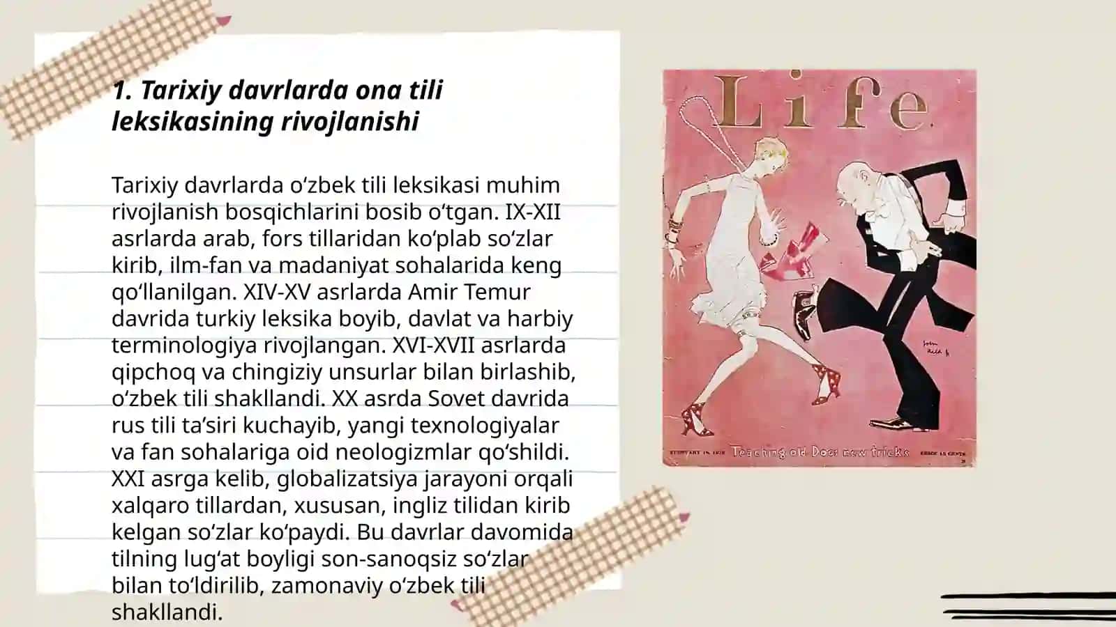 Tarixiy shakllanish jihatidan hozirgi ona tili leksikasi 3