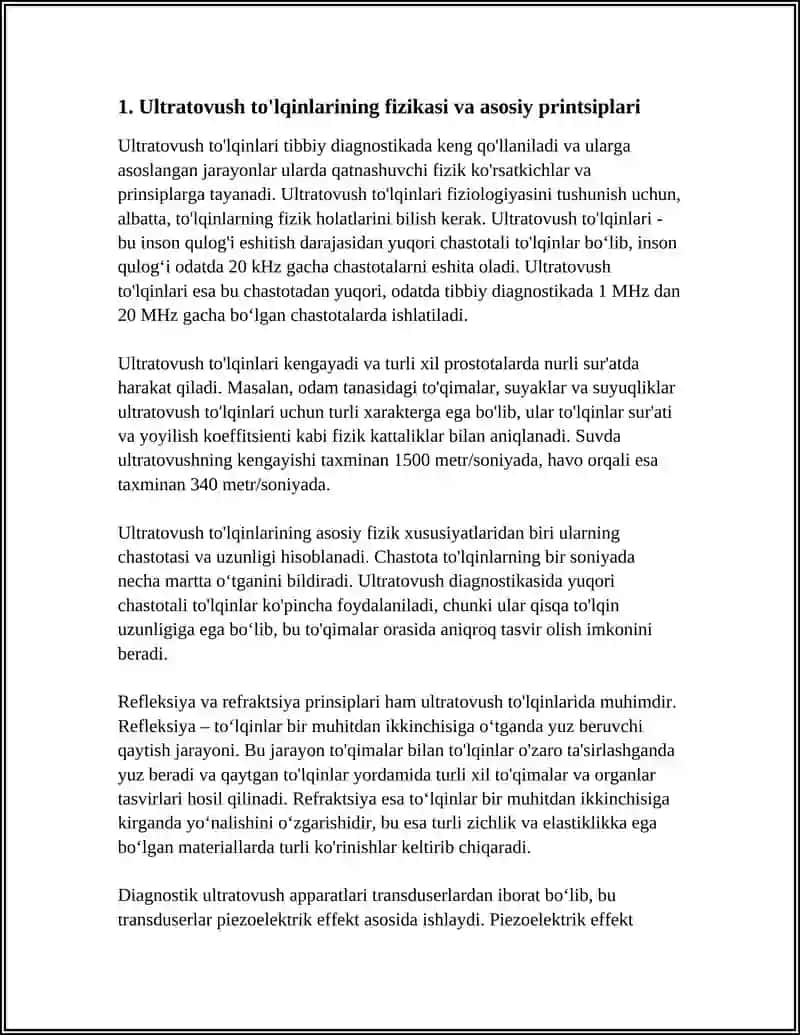 ULTRA TOVUSH DIAGNOSTIKASI 3
