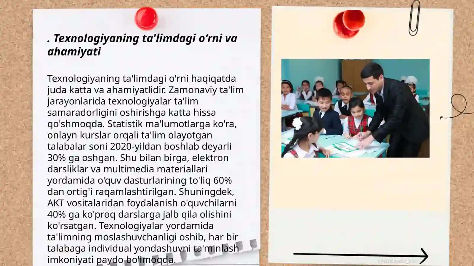 Texnologiya fanining maktab õquv rejadagi õrni 3
