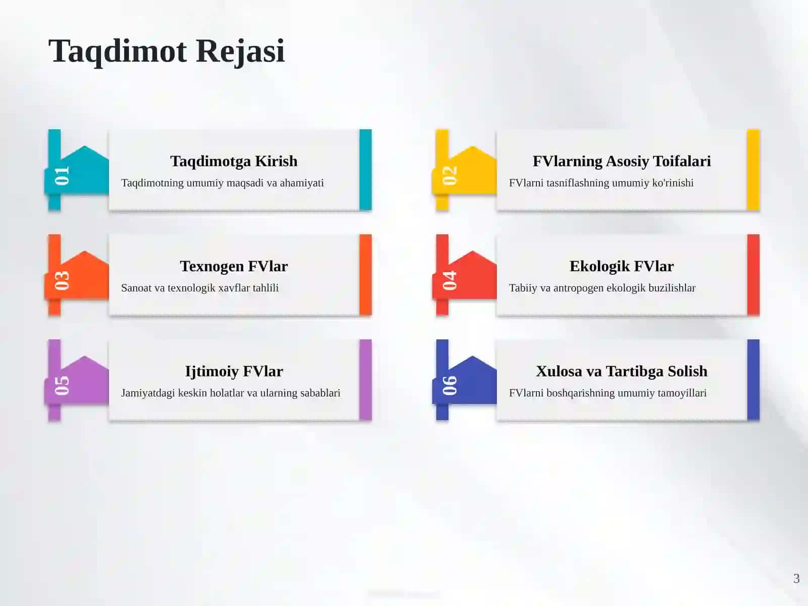 Favqulodda Vaziyatlar: Texnogen, Ekologik va Ijtimoiy Tahlil 3