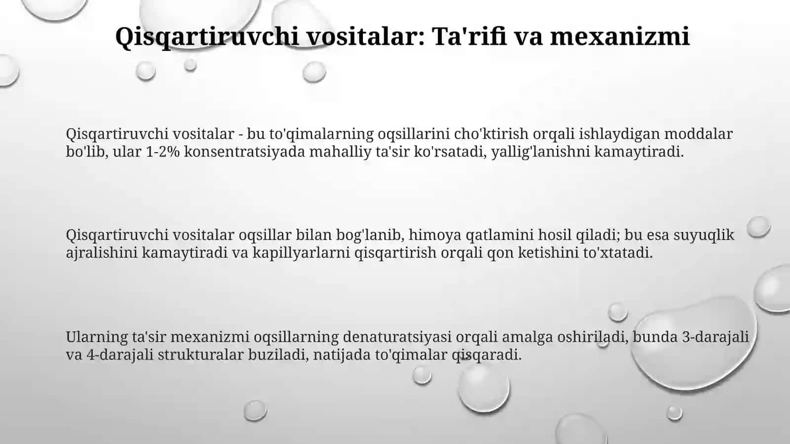 Qisqartiruvchi va O'rab Oluvchi Vositalar 3