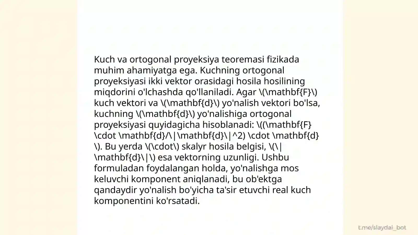 Teng kuchli formulalarga doir teoremalar 3