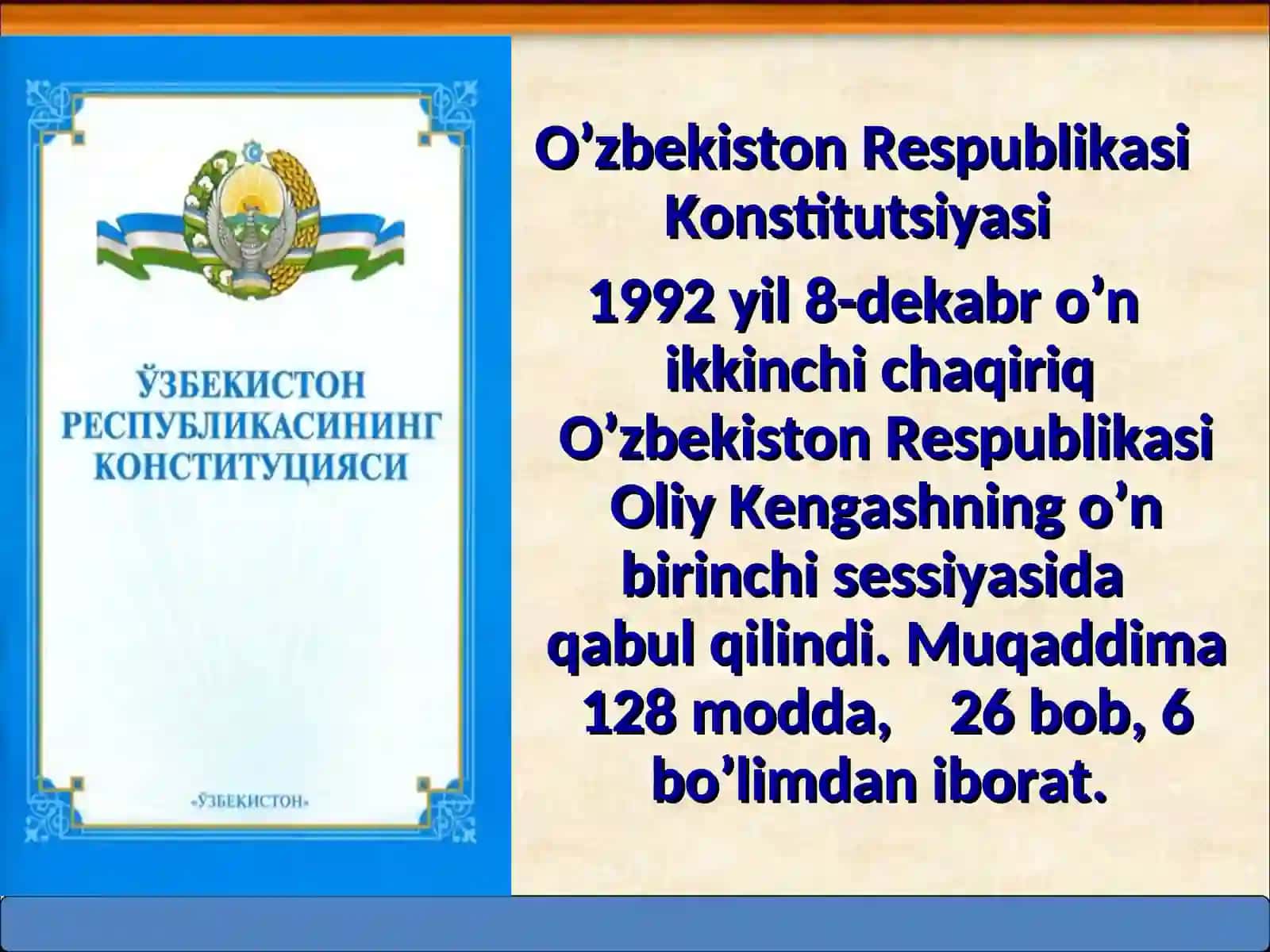 O’zbekiston respublikasi konstitutsiyasi va xorijiy konstitutsiyachilik tajribasi 3