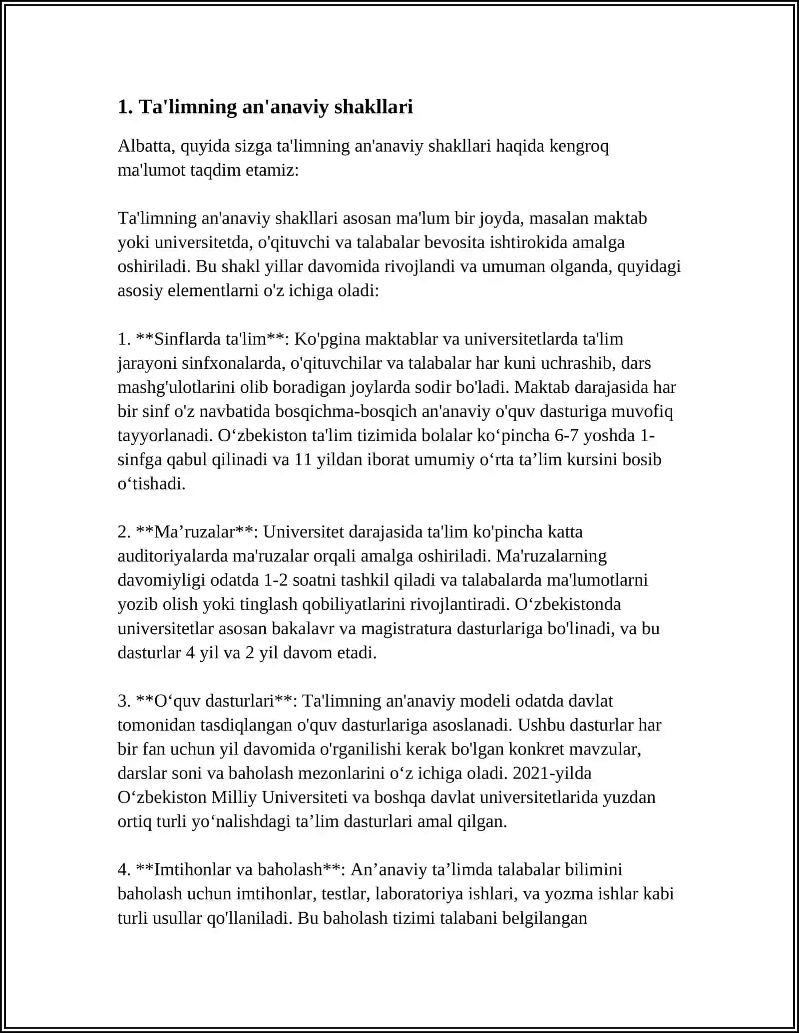 TA'LIM TASHKIL ETISH SHAKLLARI VA TURLARI 3