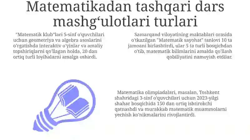Matematikadan tashqari faoliyat turlari 3