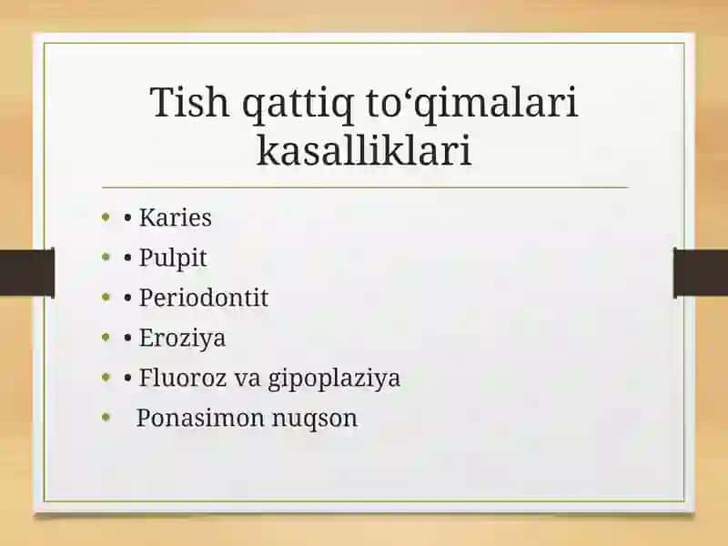 Tish kasalliklarini davolashdagi xatoliklar 3