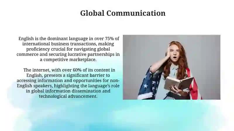 Importance or learning english 3