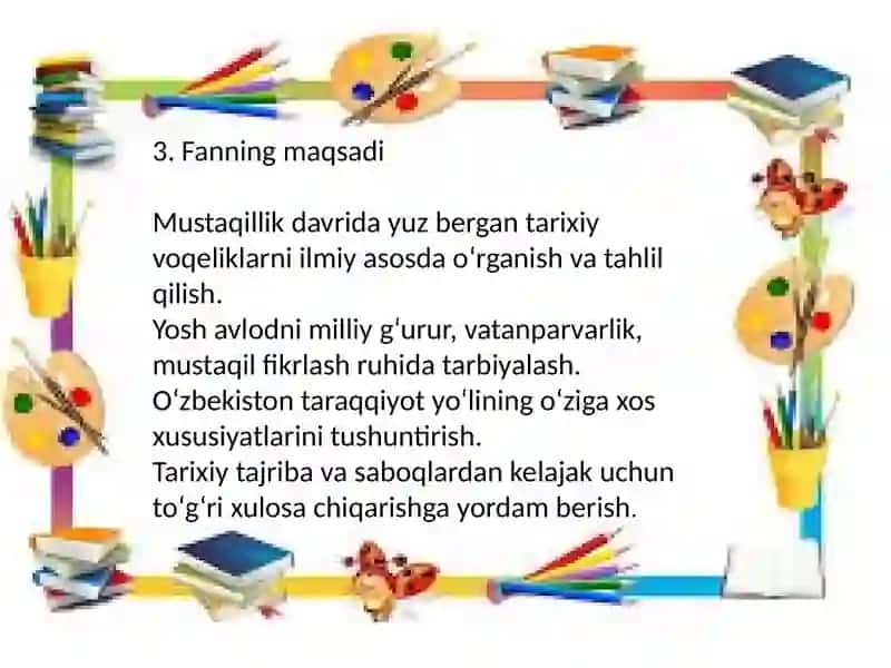 O’zbekistonning Eng yangi tarixi 3
