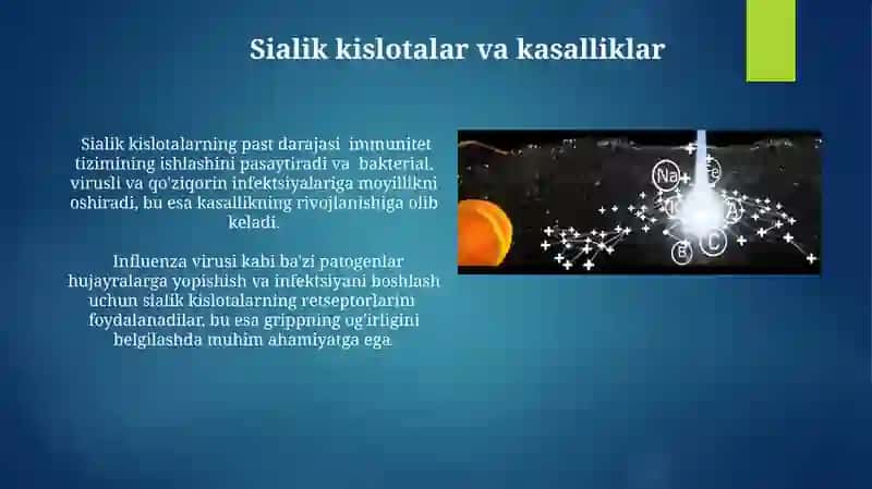 Neyramin kislota va uning xosilalaring tuzilishi va biologik xossalari 3