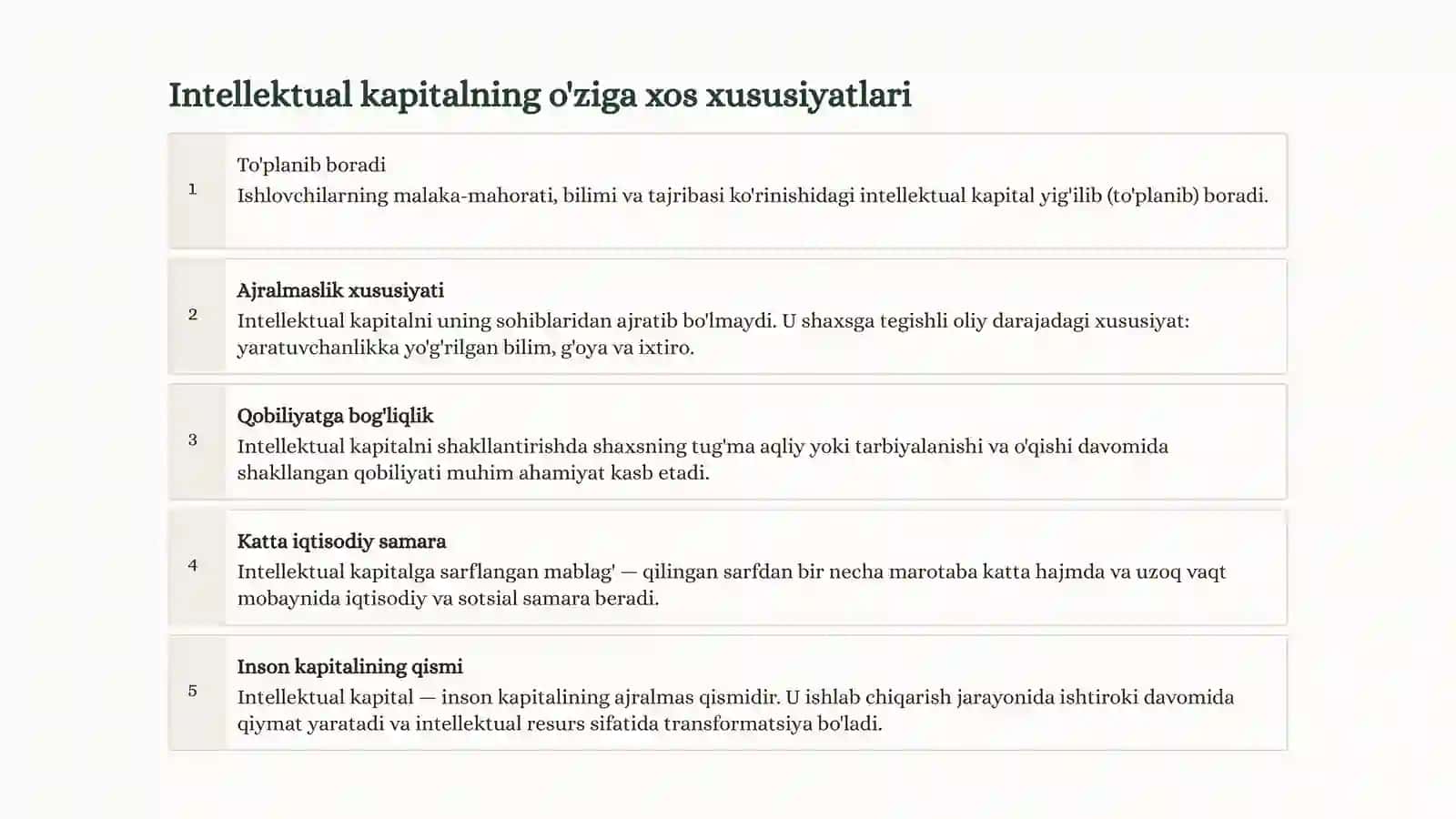 5-Bob. Intelektual mulk va uning turizmdagi o'rni 3