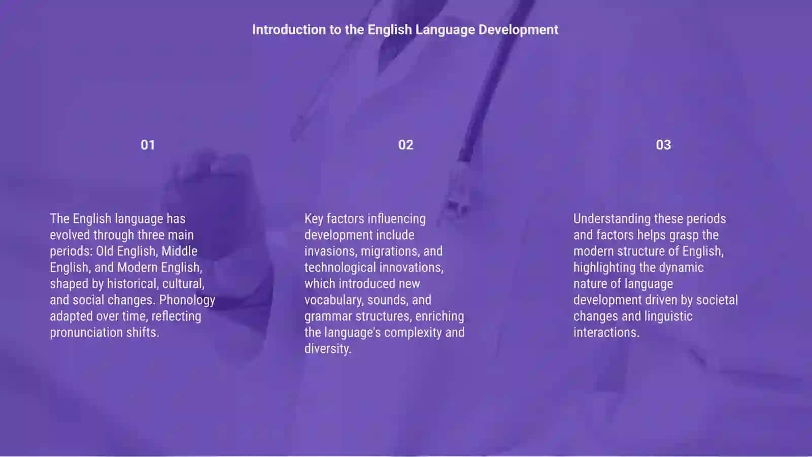 English Language Development 3