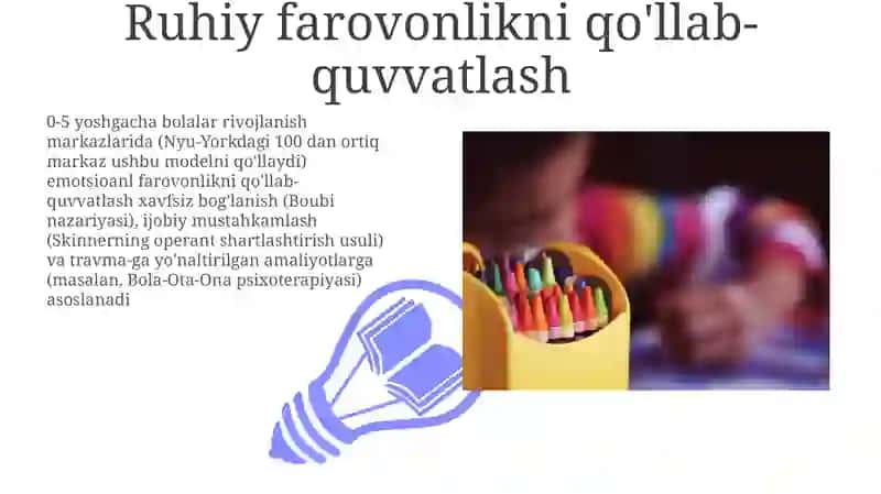 Ruhiy farovonlikni qo'llab-quvvatlash 3